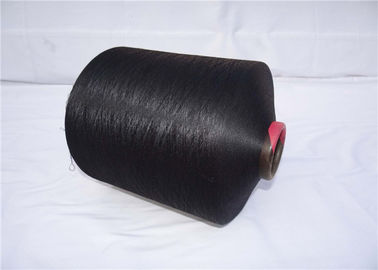 China Color hecho girar anillo texturizado poliéster del negro del grado del hilado 150D/96F AA del 100% DTY proveedor