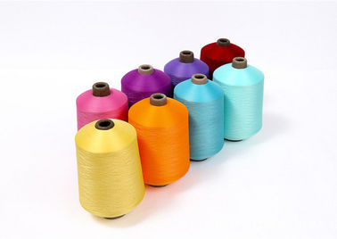 China ÉL ignífugo/SIM del negro teñió los hilados de polyester 300D/96F para tejer proveedor