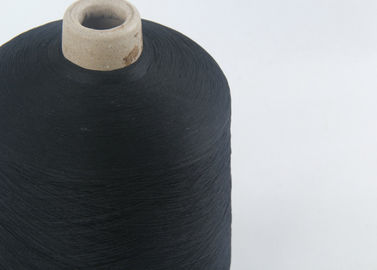 China El poliéster negro 100% del Ne 32s del color hizo girar el hilado 32/2 para los calcetines Kintting proveedor