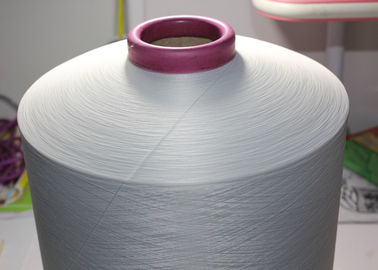 China Hilado hecho girar poliéster crudo 75D/36F, hilados de polyester del blanco texturizados reciclados para no Wovens proveedor