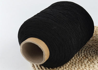 China Hilo elástico del poliéster negro, hilado de goma del látex 100# para el cordón elástico proveedor