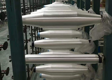 China 15D / el hilado de nylon del monofilamento de 1F PA6 torció el hilado cristalino blanco crudo de S/de Z para hacer calcetines proveedor