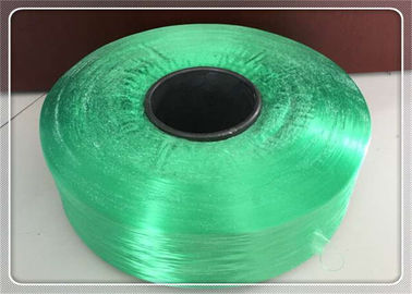 Hilado completamente por completo dibujado verde de los PP del hilado del polipropileno embotado para tejer proveedor