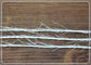 Hilado de lujo 4m m del poliéster del hilado áspero blanco puro de la pluma para tejer proveedor