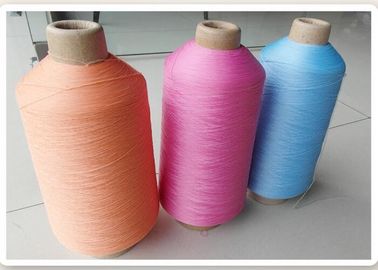 Los hilados de polyester texturizados modelo teñidos espacio del 100% 150D 300D para los deportes llevan proveedor