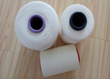 El hilo para obras de punto 21S, blanco 100 del poliéster del vórtice del uso de la tela del paño grueso y suave hizo girar los hilados de polyester proveedor