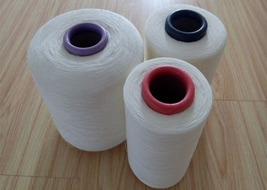 El hilo para obras de punto 21S, blanco 100 del poliéster del vórtice del uso de la tela del paño grueso y suave hizo girar los hilados de polyester proveedor